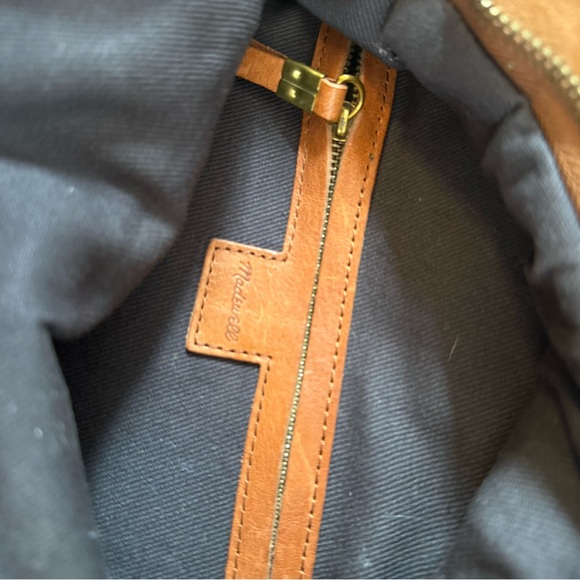 Madewell Tan Leather Detail Backpack - Picture 2 of 6